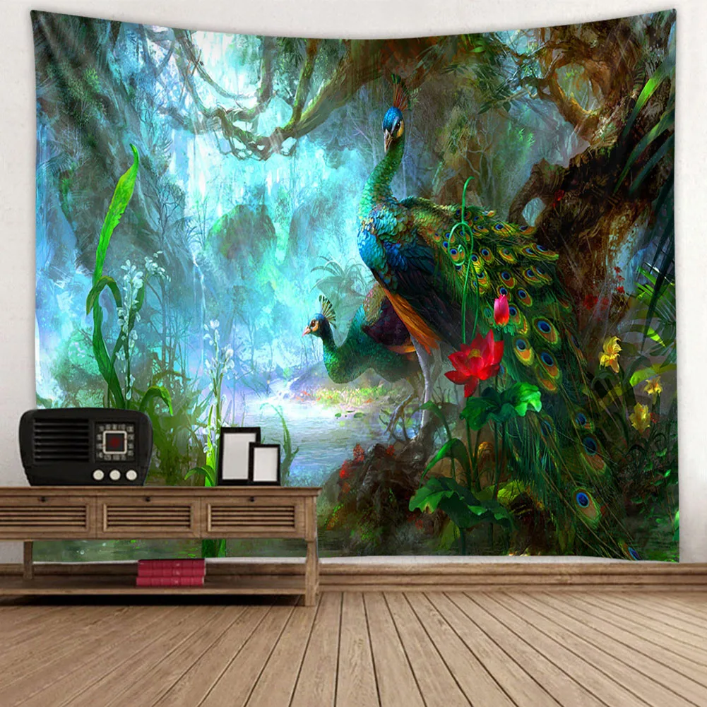 Нетоксичный психоделический ковер для гостиной настенный спальни домашний