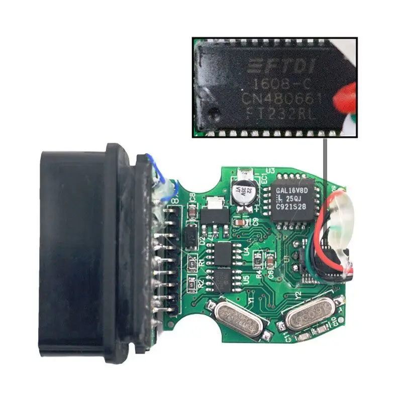 20 контактный автомобильный диагностический сканер с кабелем + INPA K CAN чипом FT232RL и