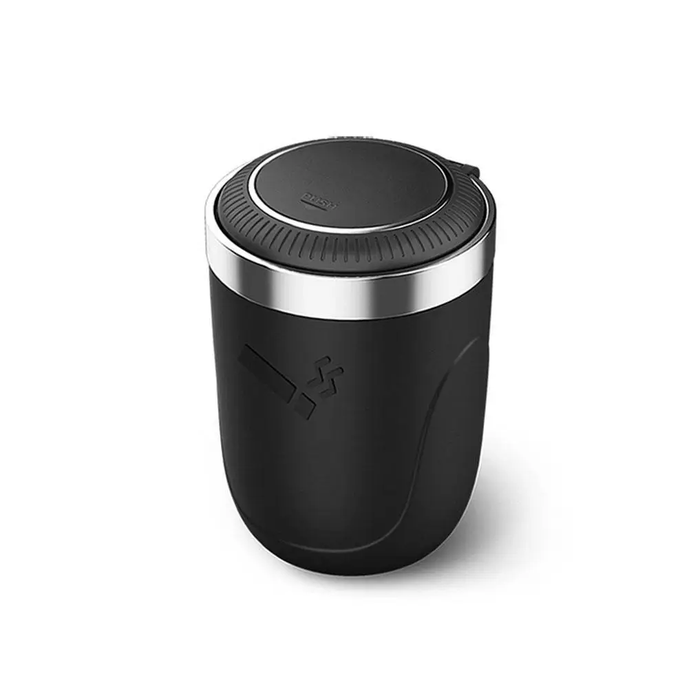 

Многофункциональная автомобильная пепельница Cretive Push-типа с простой для автомобиля, портативная, без и светодиодной подсветки, пепельница, ...