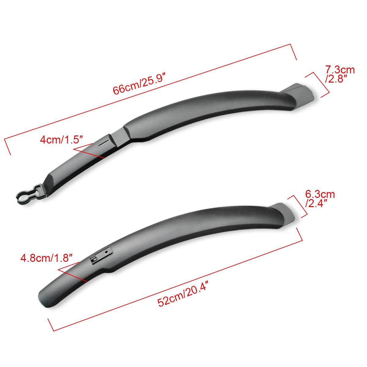 

Bicycle Rain Plate Mudguard Blocking 360-degree Folding Extended Mudguards Outdoor Bike Fender Front Mountain Bicycle Accessorie