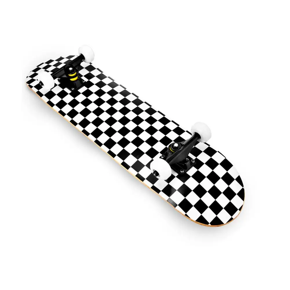

Взрослый четырёхколёсный вагончик с ABEC-7 двойной Snubby Кленовый Скейтборд Термальность трансферная печать узор скейтборды клен длинная доск...