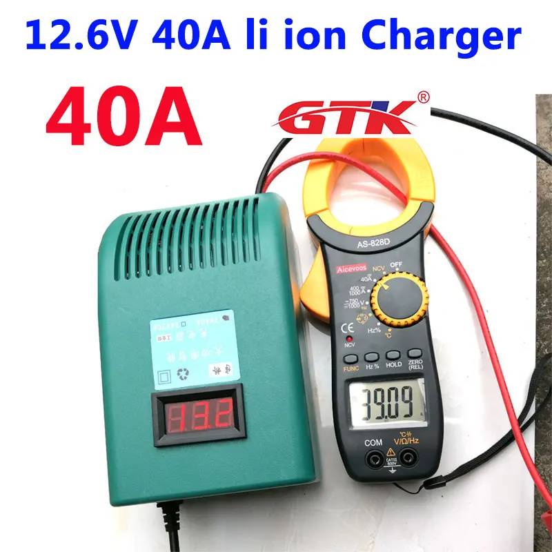 

GTK forklift Parade car 12V lithium battery 3S li ion 12.6V high power charger suit for 100Ah-400Ah battery