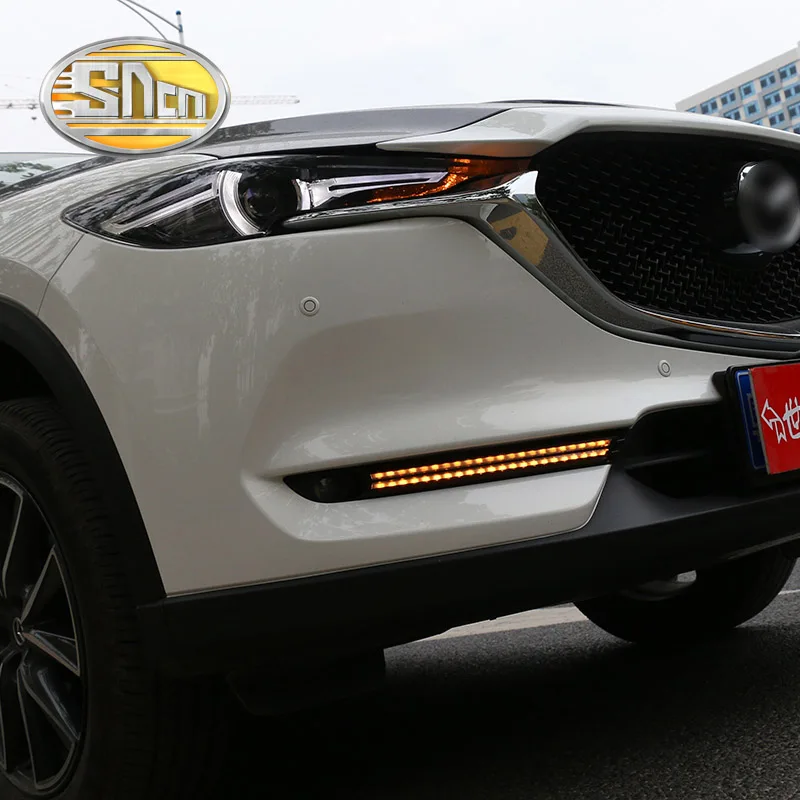 Для Mazda CX 5 CX5 2017 2018 cx 8 желтым течет поворота стиль реле Водонепроницаемый