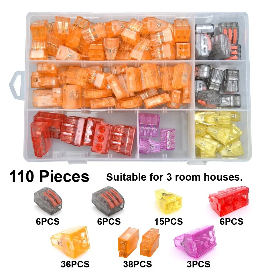 110 шт. Комплект для подключения красивая коробка модели провод жгута проводов