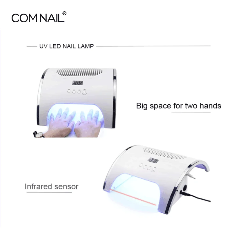 Адаптер 2-в-1 для ногтей машина Сборника Пыли &amp светодиодный леча светильник