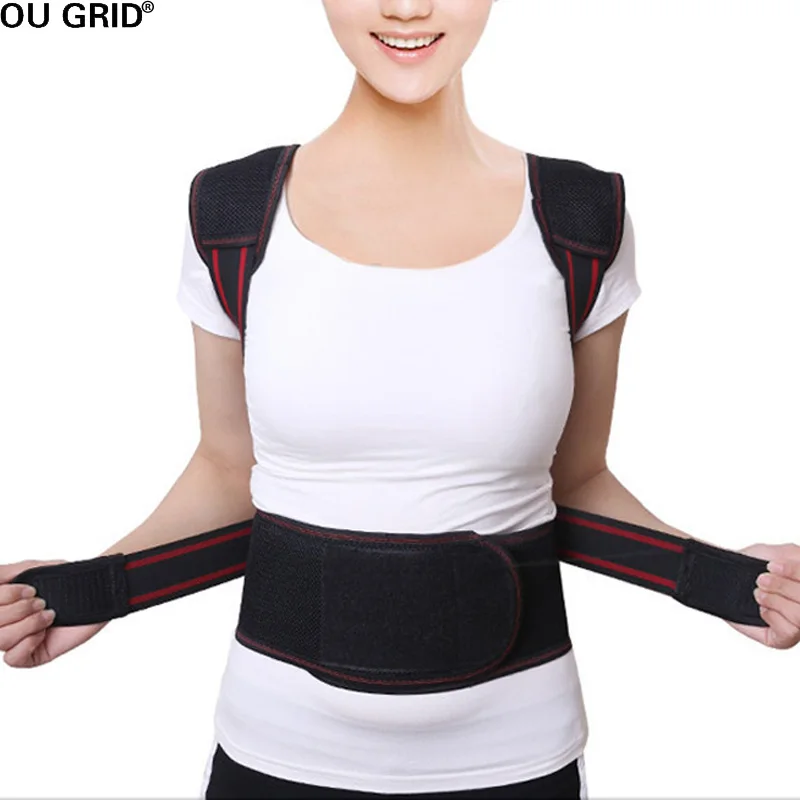 

Back Brace Posture Corrector for Women and Men Lumbar Support Shoulder Support for Improve Posture Provide and Back Pain Relief