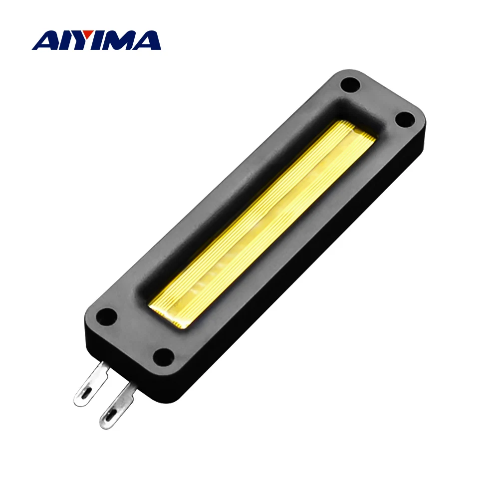 

AIYIMA Hifi 3 Inch Ribbon Tweeter Speaker Unit 6 Ohm 20W Treble Loudspeaker Super Belt Type High Altavoz for Home Theater DIY