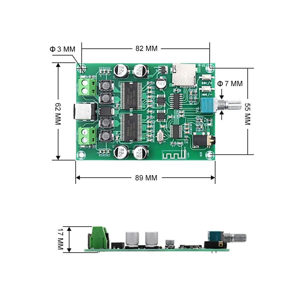 AIYIMA YDA138 E Bluetooth 5 0 20Wx2 цифровой усилитель мощности аудиоплата стереоусилитель