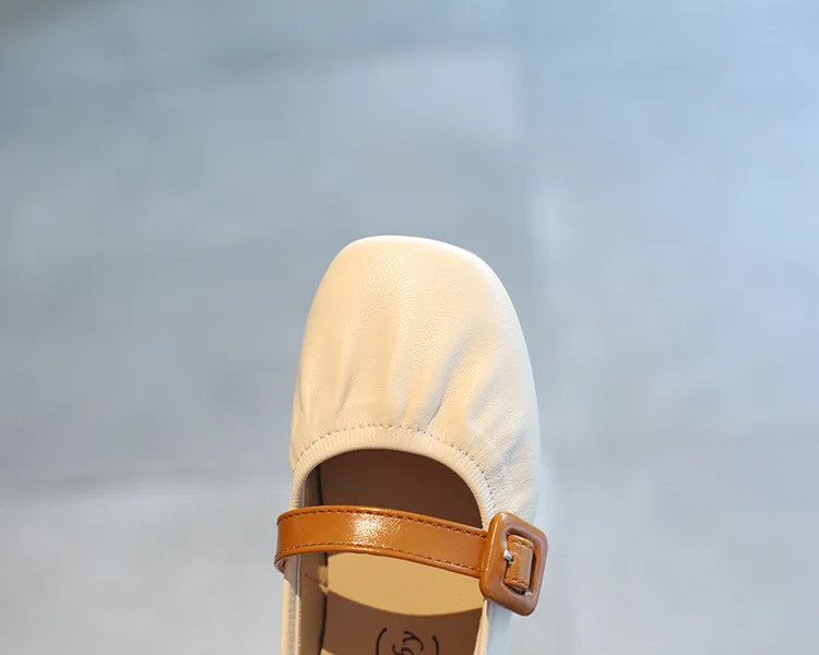 

High Quality Girls Shoes Autumn Spring Solid Color Fashion Casual Children Boys Soft-soled Baby PU Shoes Children Leather Shoes