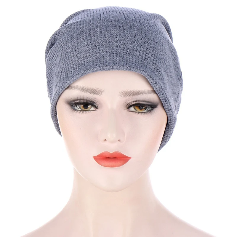 

Outdoor Bonnet Hat Solid Color Beanies Cap Casual Lightweight Elastic Knitted Cotton Warm Hat Autumn Winter Sports Unisex Hat