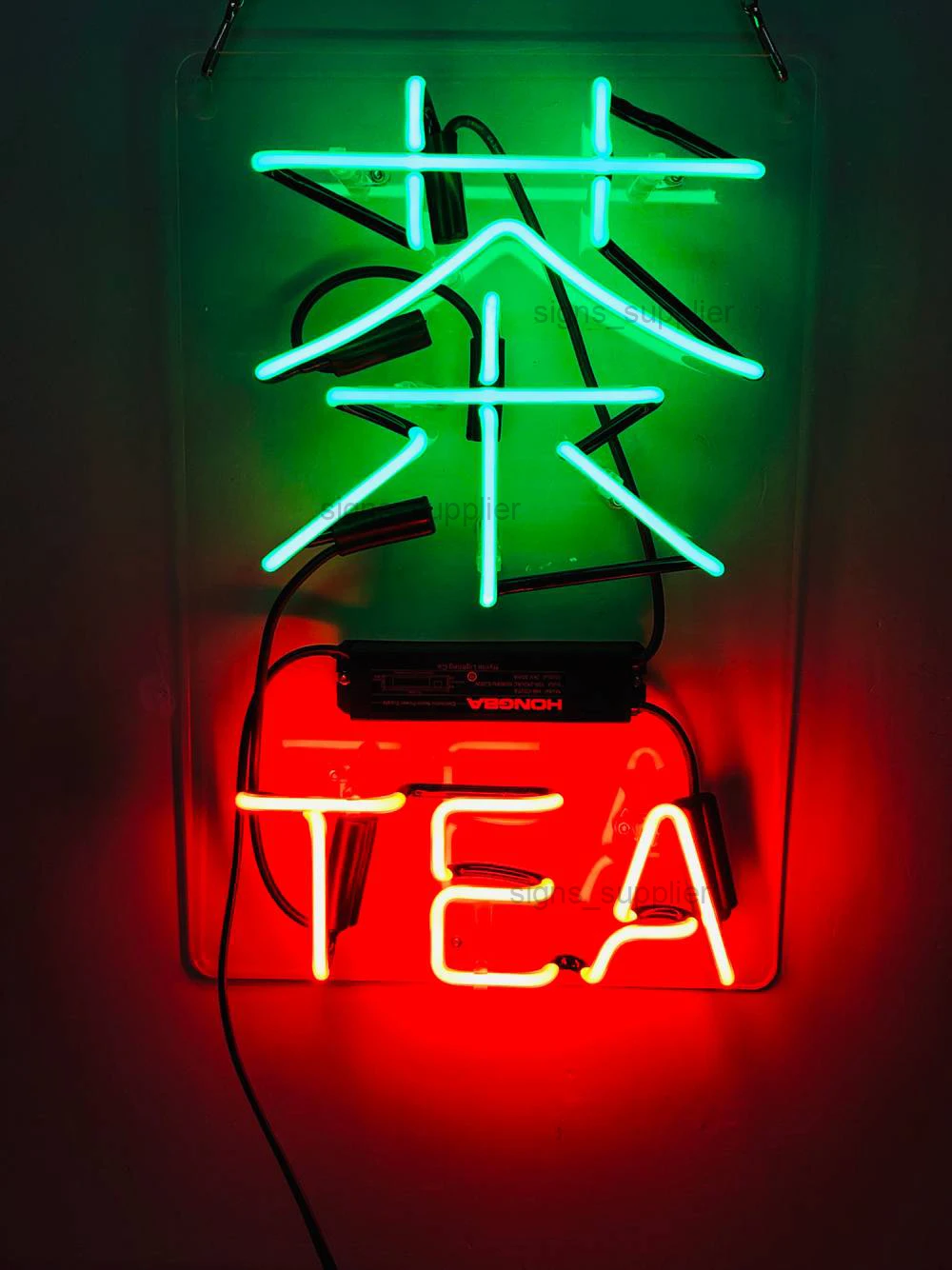 Неоновая лампа для китайского чая акриловый светильник ручной работы украшения