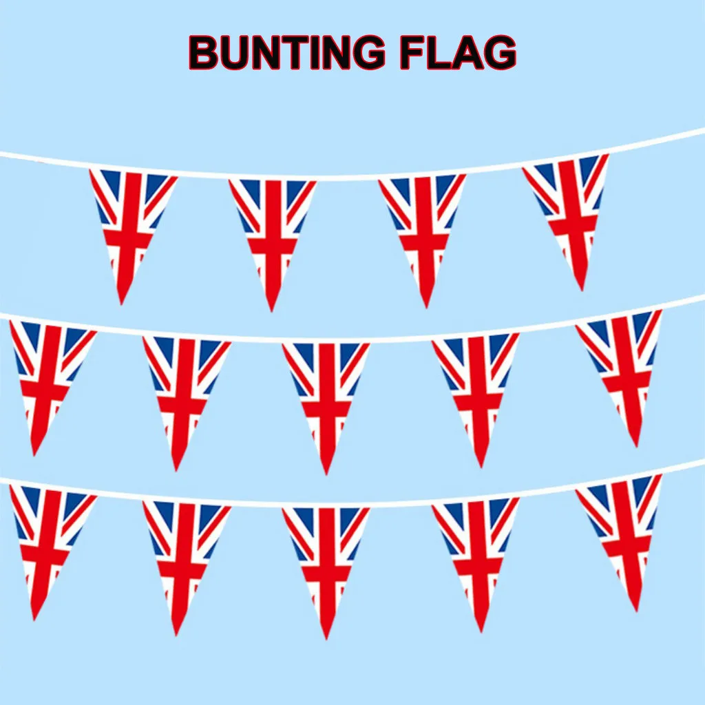 Лидер продаж 5 м 14 шт. флажки для вечеринки украшение британской винтажной