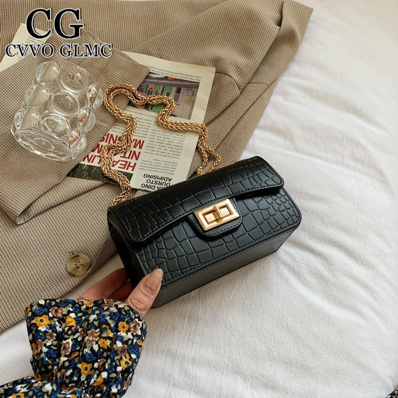 

Cvvo Glmc Candy Color Stone Pattern Plastic Flap Crossbody Bags for Women 2021 Fashion Shoulder Handbags and Purses Female