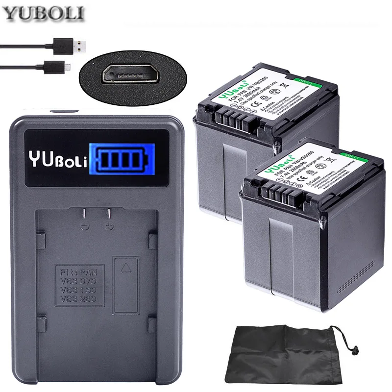 Аккумулятор VW-VBG260 VW VBG260 VWVBG260 для Panasonic AG-AC7 AG-AF100 HS300 HS700 SD600 SD700 SDT750 TM300 | Электроника