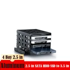 Монтажный кронштейн для жесткого диска, 2,5-3,5 дюйма, алюминиевый сплав