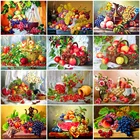 Картина AZQSD по номерам фруктовый цветок расписанный вручную декор DIY подарок картина маслом набор рисунок на холсте настенная живопись 50x40cm