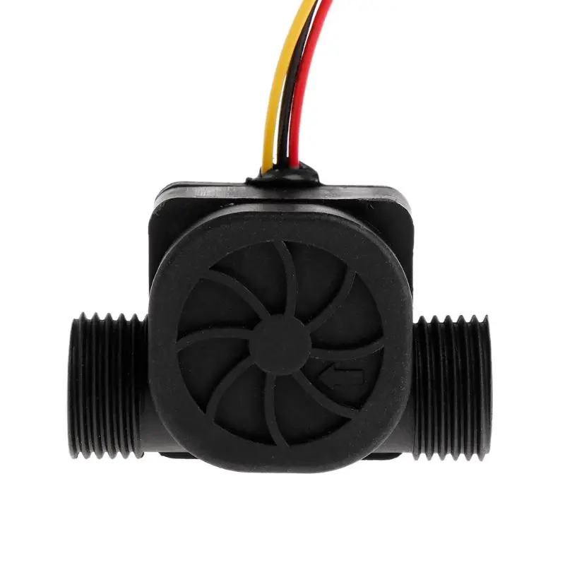 

G1/2" 1-30L/min DC5V Water Flow Sensor Flowmeter Hall Flow Sensor Switch