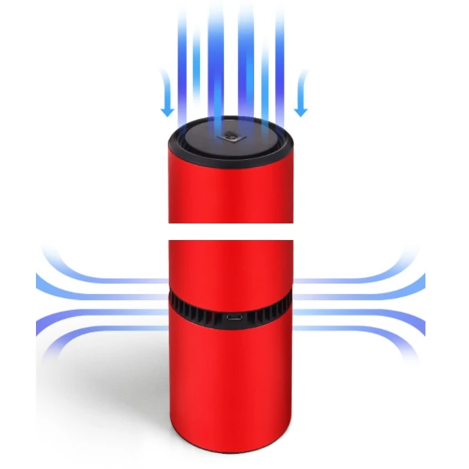 Автомобильный очиститель воздуха Lonizer двойной USB бесшумный работающий анион