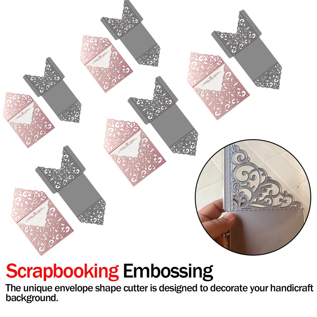 Новые креативные конвертные штампы конверты металлические режущие полые