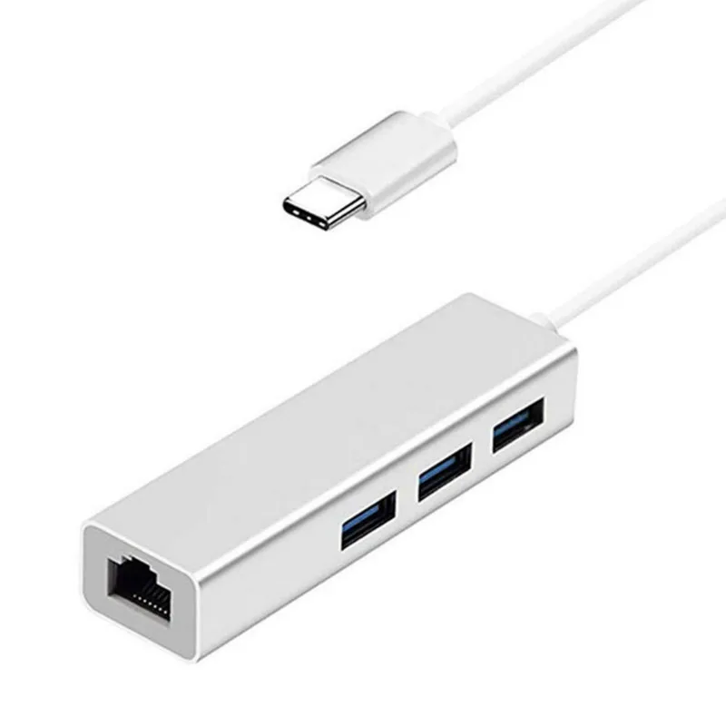 Адаптер Ethernet USB-C USB 3 0 C RJ45 сетевая карта 100 Мбит/с гигабитный Интернет для Macbook |