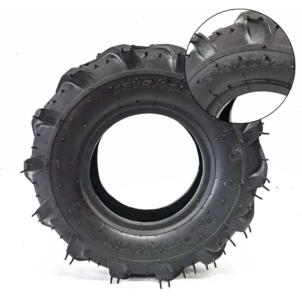 

13 Inch 13x5.00-6 Outer Tire For Karting Electric Scooter Snow Sweeper Mower Lawn Mower Micro Tiller Tire Thickened Cycling
