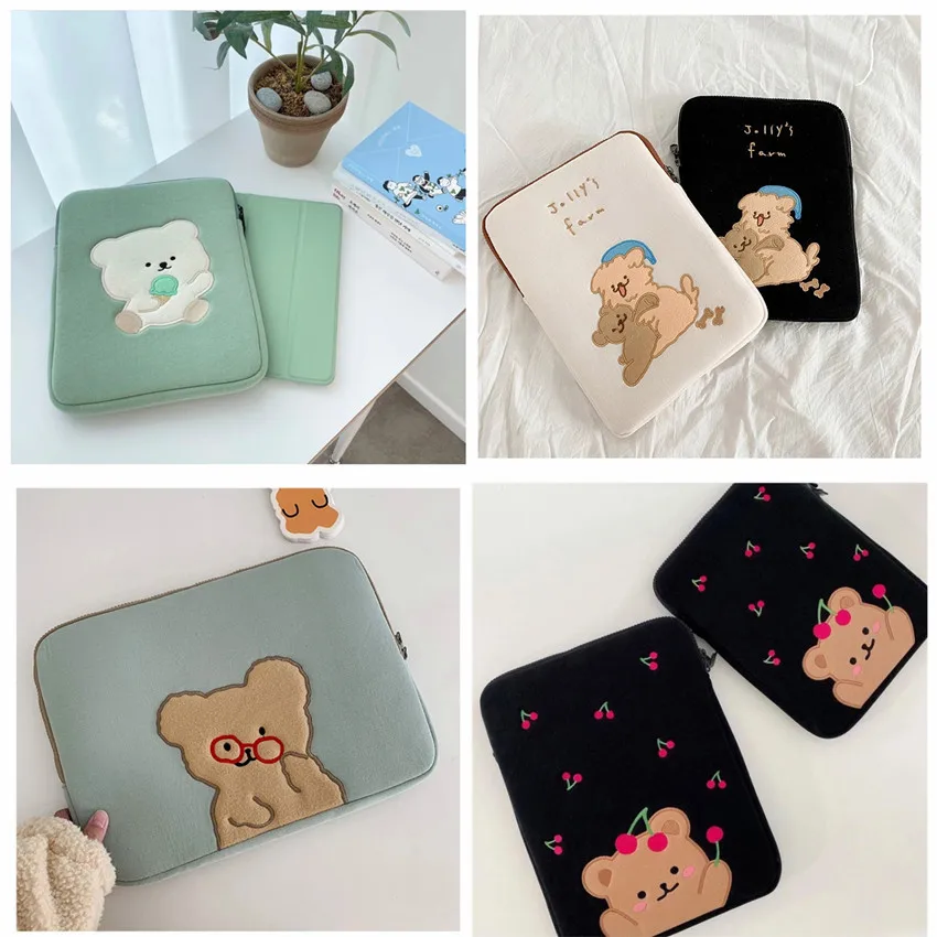 Новинка чехол для ноутбука Ins Cherry Bear Koala Mac Ipad Pro 9 7 10 8 корейская мода Медведь 11 13 3 15
