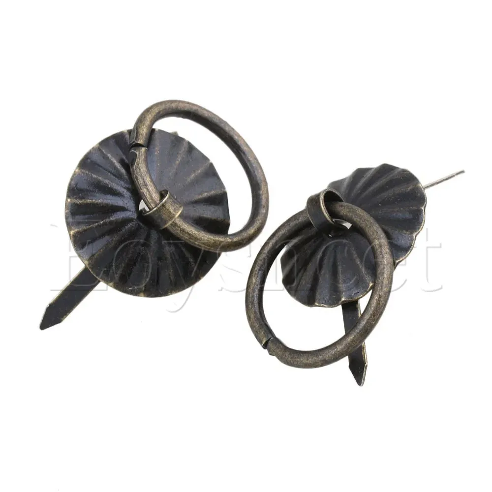 10 шт Мини винтажные бронзовые кухонные шкафы круглые ручки|knob round|knob handleknobs bronze |