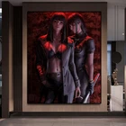 Плакат на стену в стиле аниме с изображением женщины-королевы