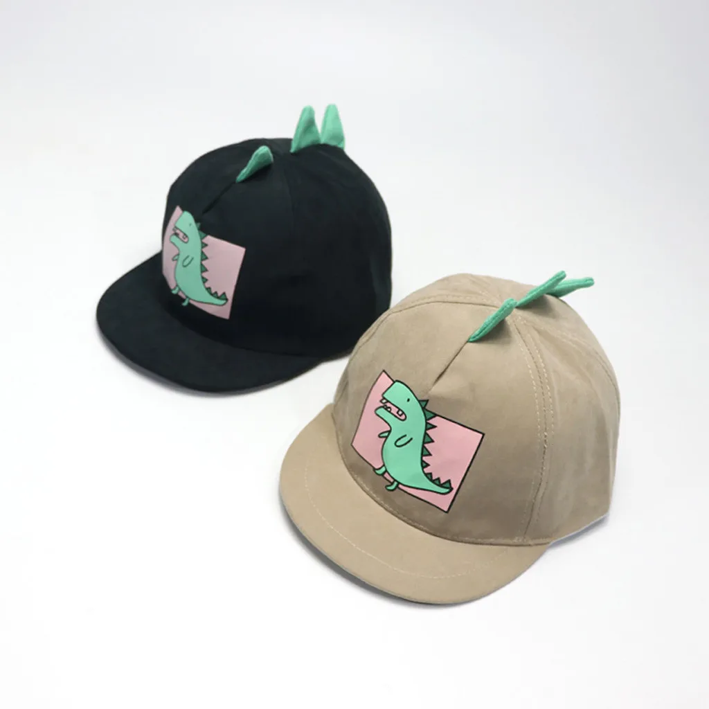Детские шапки для мальчиков мягкая хлопковая шляпа от солнца с динозавром