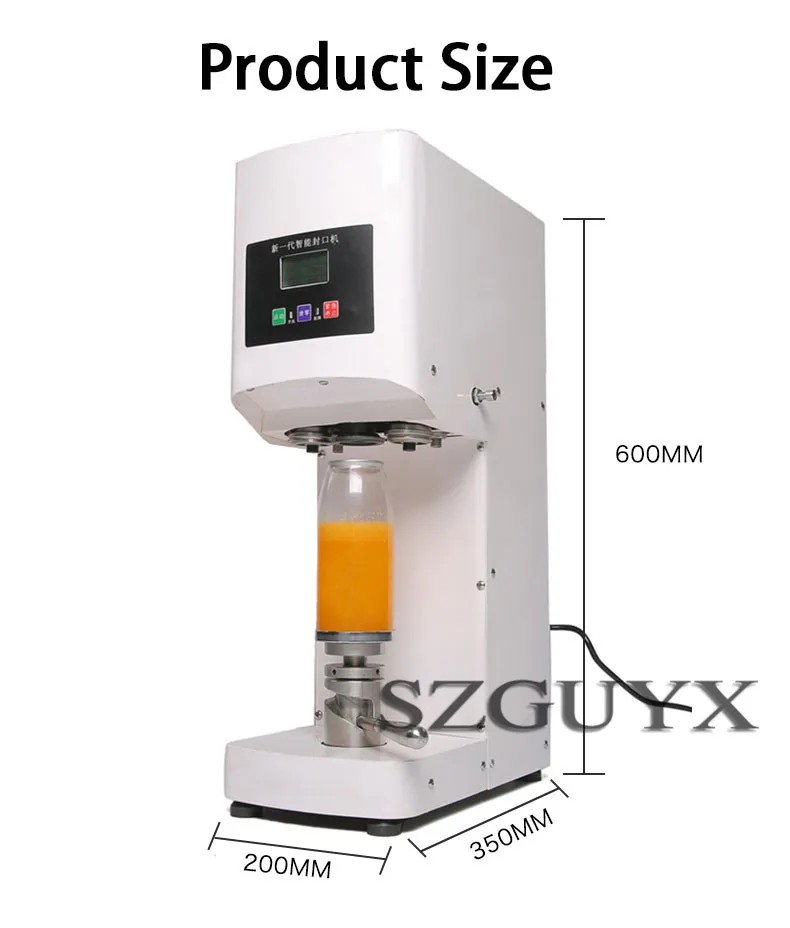 Commercial stainless steel Cans Cup sealing machine Sealer Store drink Intelligent automatic sealing machine
