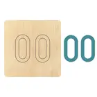 Пресс-формы для сережек-цепочек, Деревянные Пресс-формы для сережек, аксессуары для кожи, войлока, кожевенного ремесла