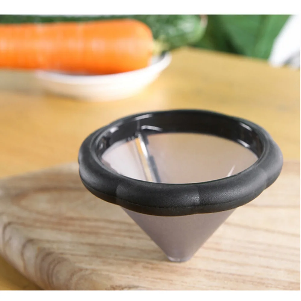 Утолщенной Нержавеющая сталь спиральный тип с воронкой Овощной огурец морковь