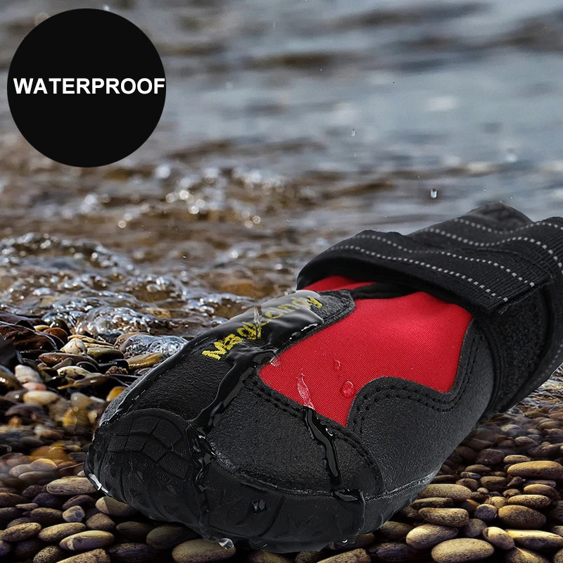 Benepaw Antislip Dog Shoes Waterproof Reflective Durable Small Medium Big Boots Outdoor Indoor Adjustable Pet Paw Protector | Дом и сад