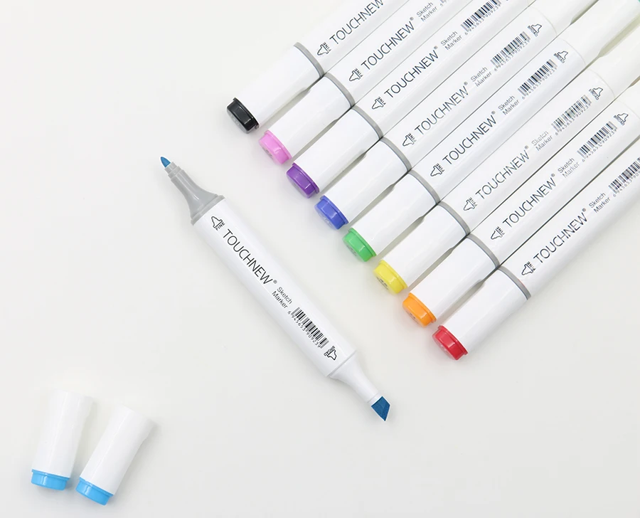 30 цветов маркеры манги авторучка рисование эскиза растворимое перо Мультяшные