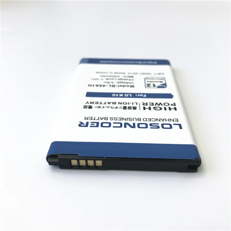 LOSONCOER 4550 мА/ч, BL-45A1H высокое качество Батарея для LG K10 F670L F670K F670S BL-45A1H BL45A1H K430N Батарея