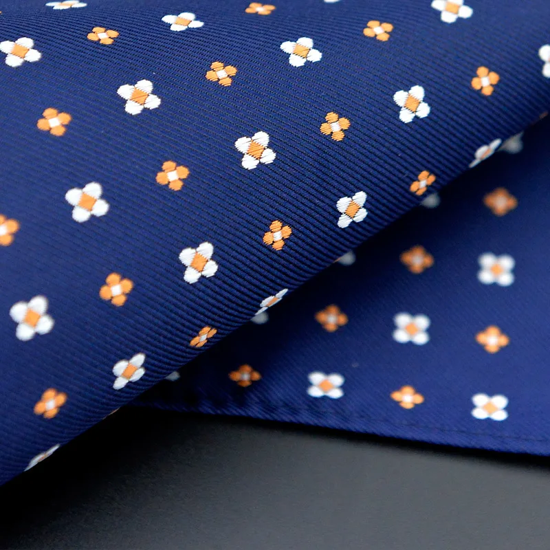 Роскошный мужской шелковый носовой платок в горошек клетку с пейсли жаккардовый