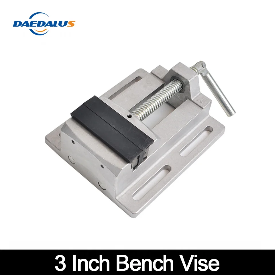 3 дюймовая скамья тиски DIY мини Настольная тиска двойная дорожка рабочий стол