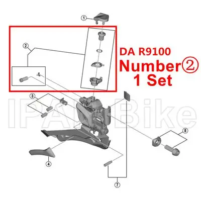 Передний переключатель передач Shimano Dura Ace/Ultegra/105 FD-R9100/R8000/R7000/5801 |