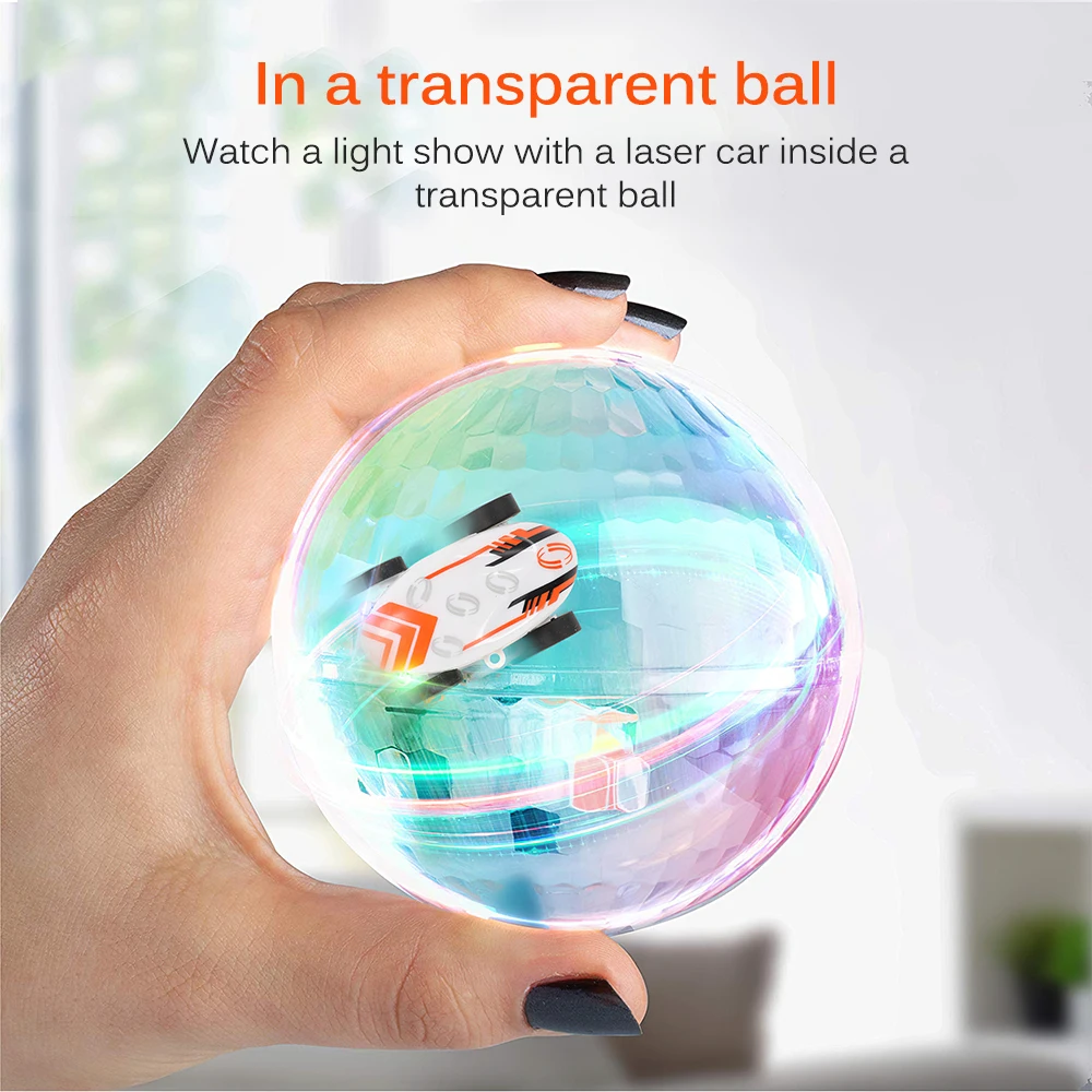 

Mini High-Speed Stunt Car Decompression Toy 360 Rotating Laser Chariot Stunt Racing Model Car Toys for Kids USB Charging