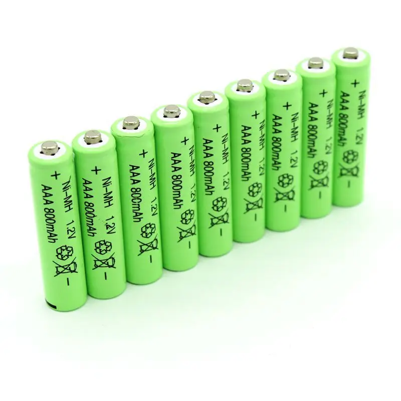 Ni-MH 800mAh 1,2 V аккумулятор сухой перезаряжаемый aaa-аккумулятор