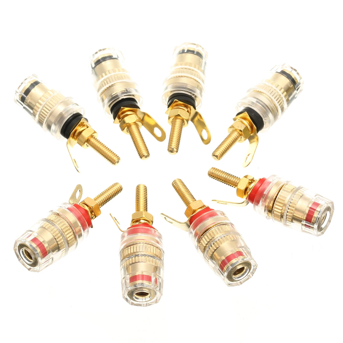 8 шт. 42 мм Позолоченные колонки для колонок|Соединители| |