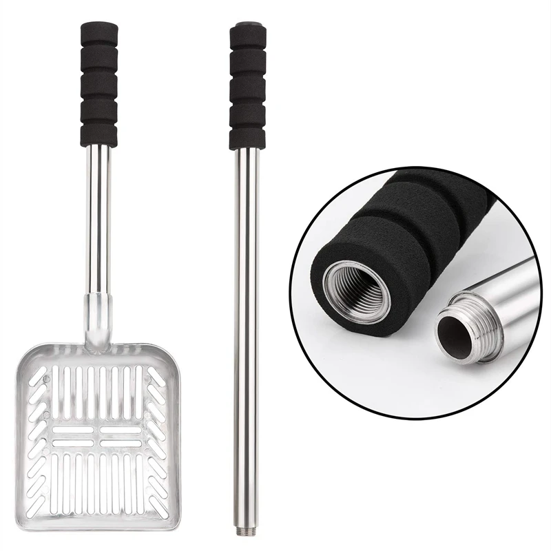 Промо акция! Металлический совок для кошачьего туалета с глубокой лопатой и