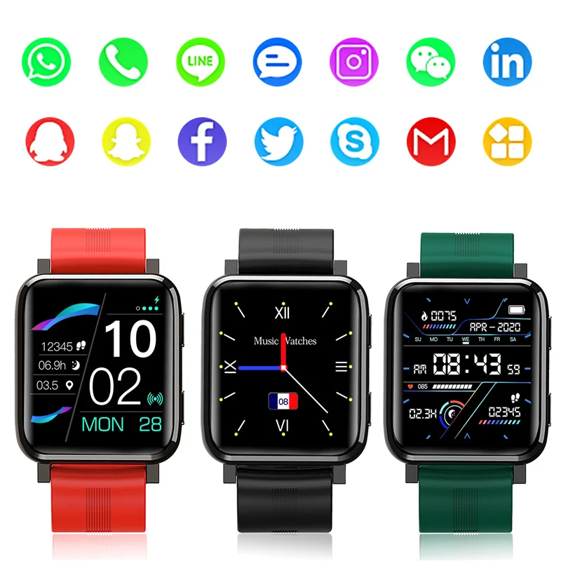 

2021 New Fashion Women Smart Watch 1.54 inch Full Touch fitness Tracker Blood Pressure Smart Clock Ladies Smartwatch Xiaomi IOS
