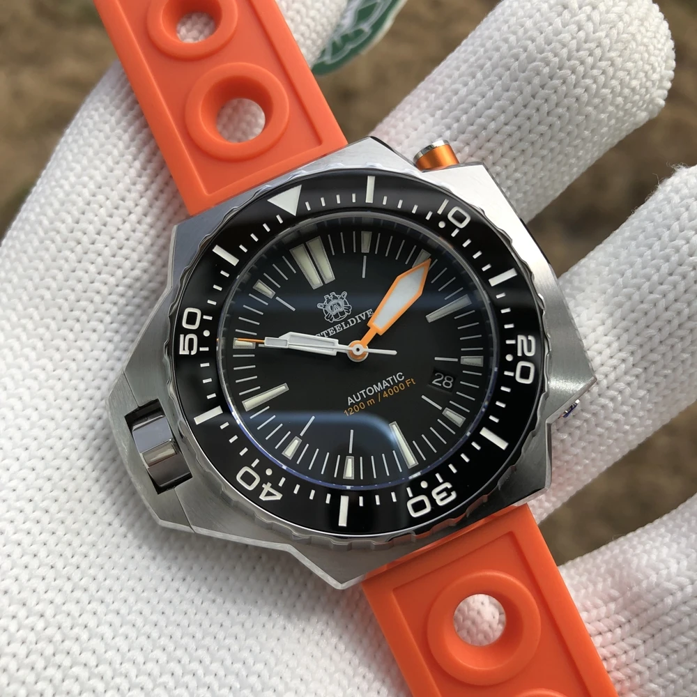 

Dive Watch 1200M Water Resistant NH35 Automatic Mechanical Bi-Direction Bezel Mens Watch SD1969