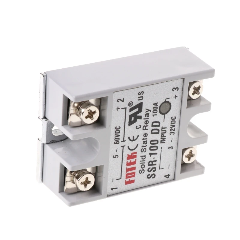 SSR-100 DD Solid State Relay Module 100A 3-32V DC Input 5-60V Output | Обустройство дома