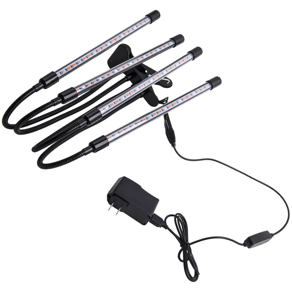 

4 Heads LED Grow Light Plant Growing Lamp Lights for Indoor Plants Hydroponics