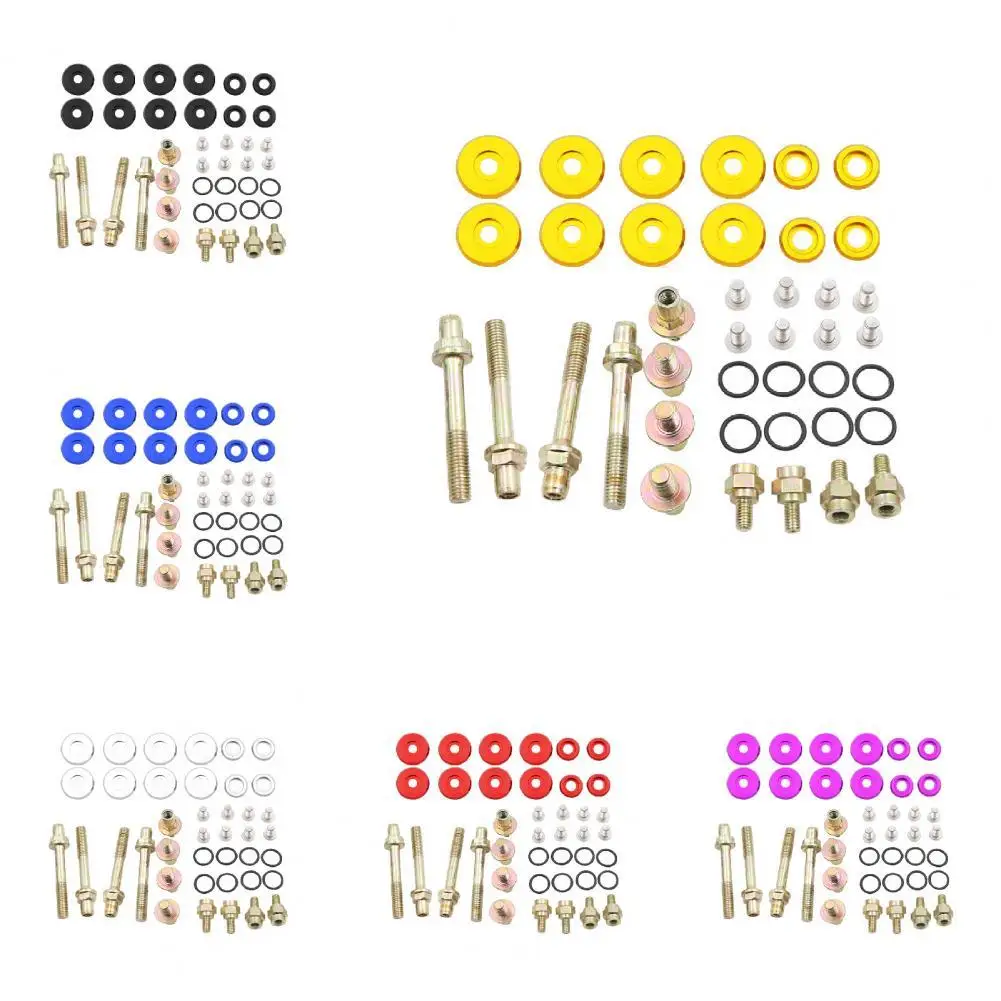 

1 Set 6 Color Optional Engine Washer Slim Anti-corrosive Aluminium Alloy Heat-resistant Washer Bolt for Acara Intergra