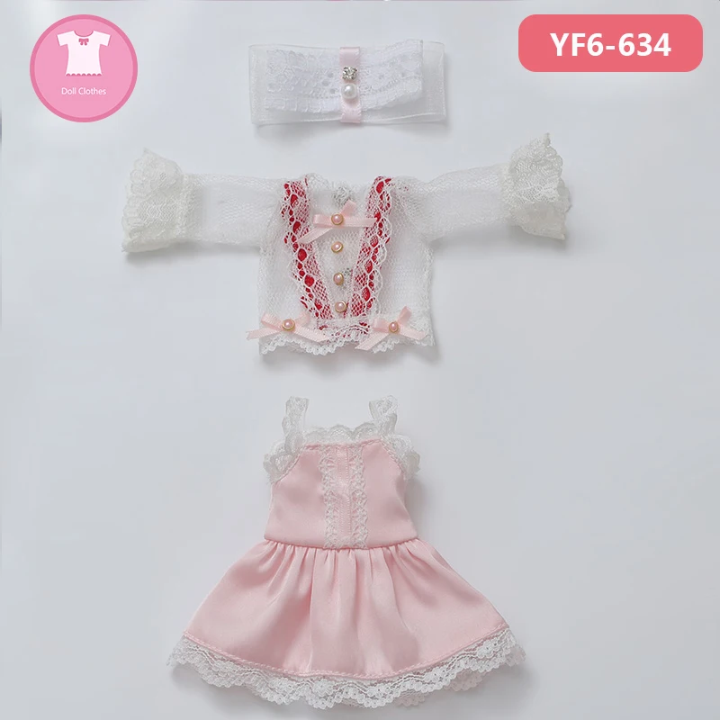 YF6-634 BJD SD Кукла Одежда 1/6 розовый стиль для Linachouchou тела YF6-452 куклы аксессуары luodoll - Цвет: YF6-634
