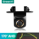 GreenYi 170  AHD траектория автомобильная камера заднего вида для Mazda CX-3 2016 ночного видения обратный реверсивный 4-контактный автомобильная парковка