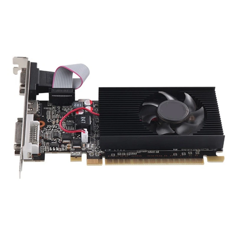 634A GT 730 2GB Graphics Card DDR3 HDMI-Compatible Interface w/ Twin Cooling Fan